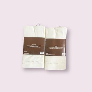 (2) Off White Cloth Napkins Hobby Lobby